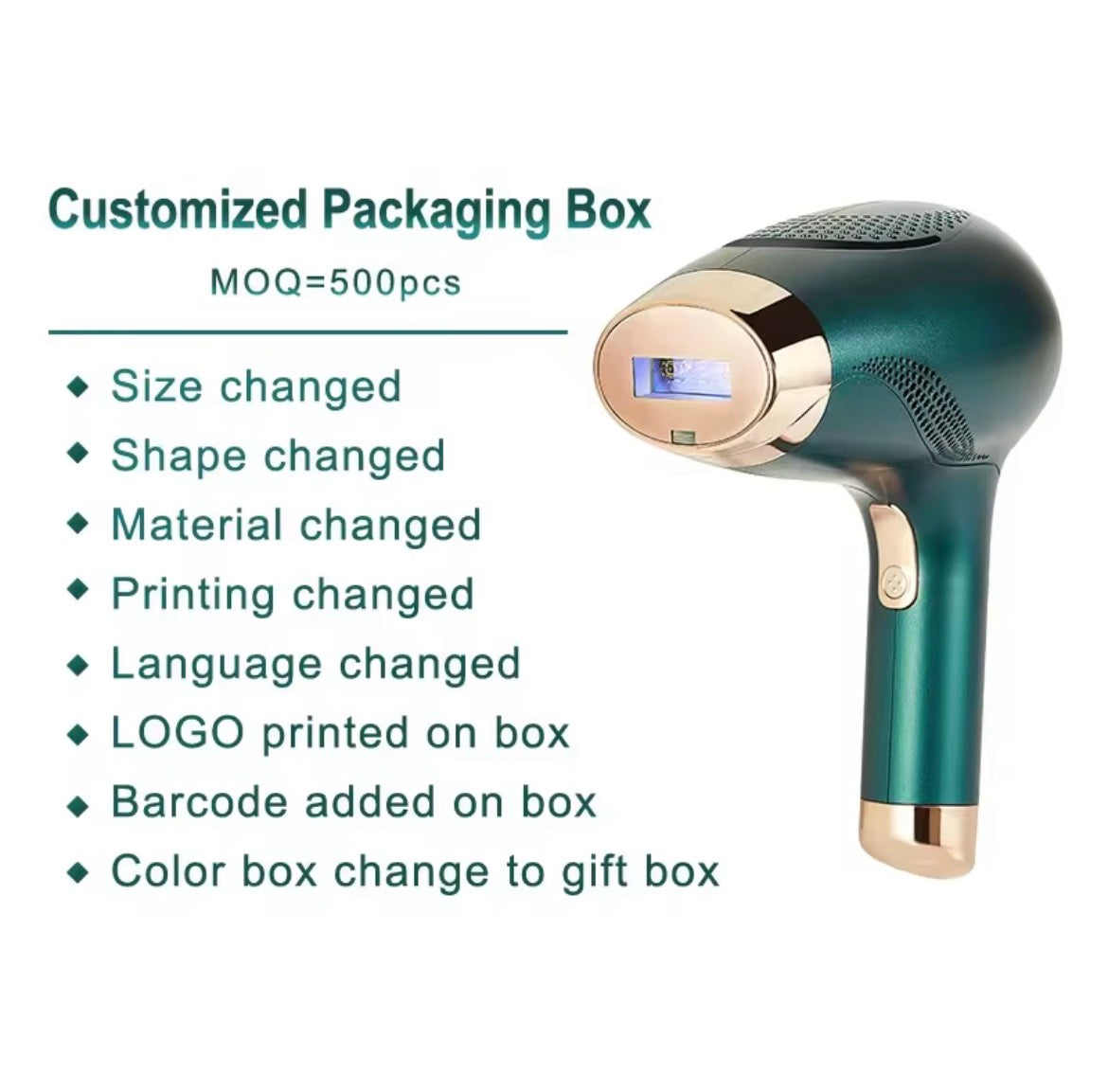 electric laser hair removal gun