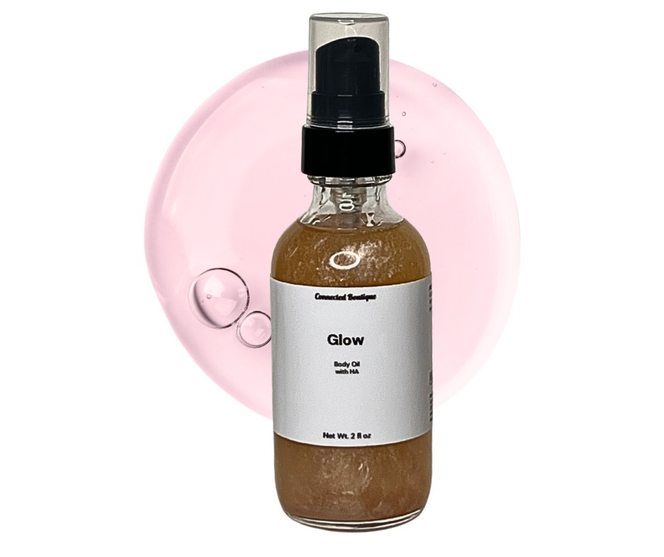 Glow dry perfume body oil scented anti aging fast absorbing hydration