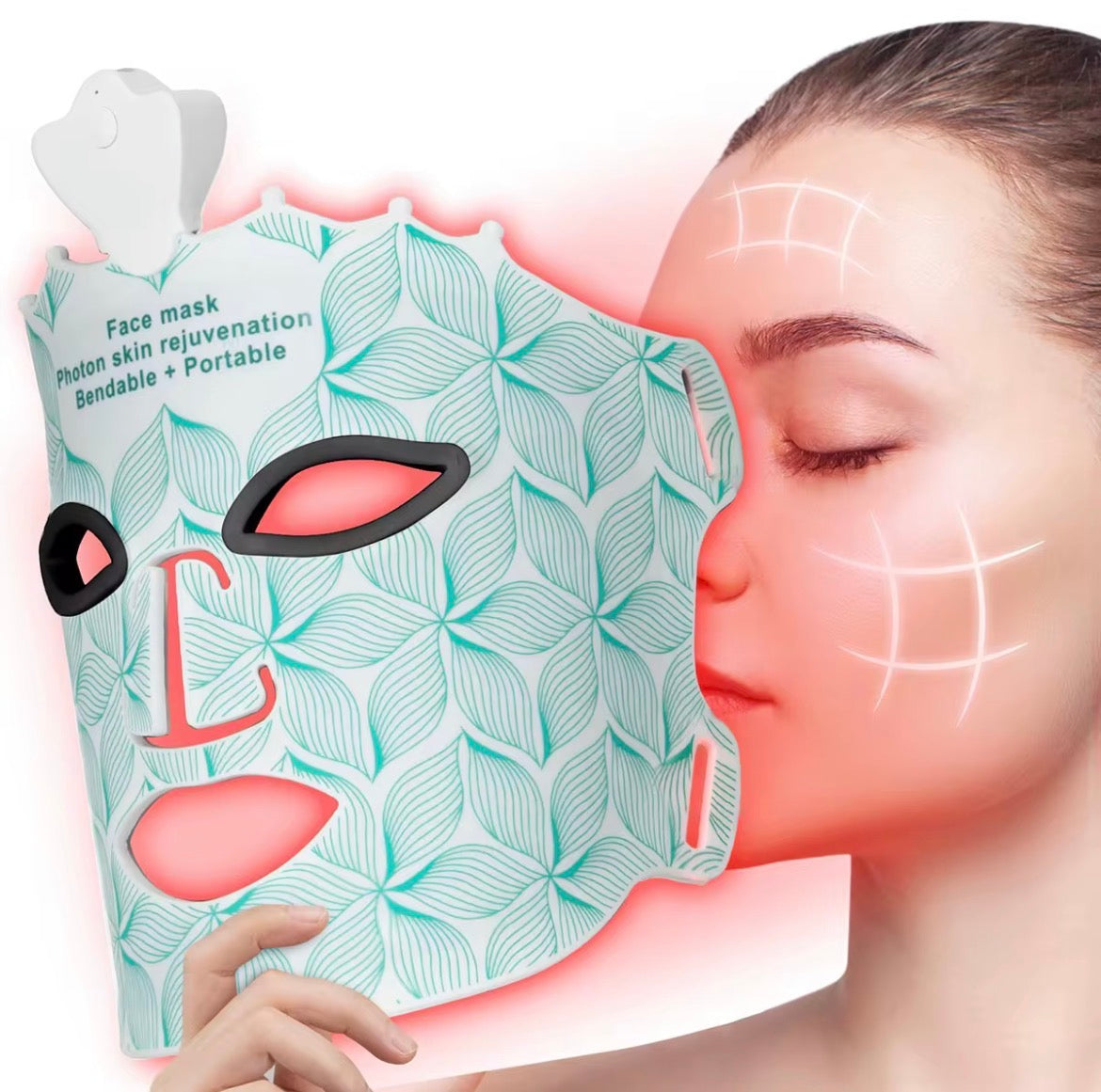 Anti aging Led face mask skin rejuvenation therapy